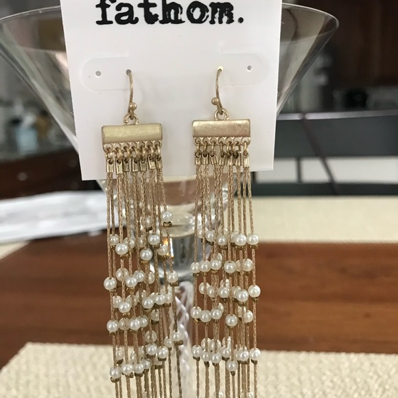 fathom. Beautiful Boho Dangle Earrings. - Picture 2 of 6